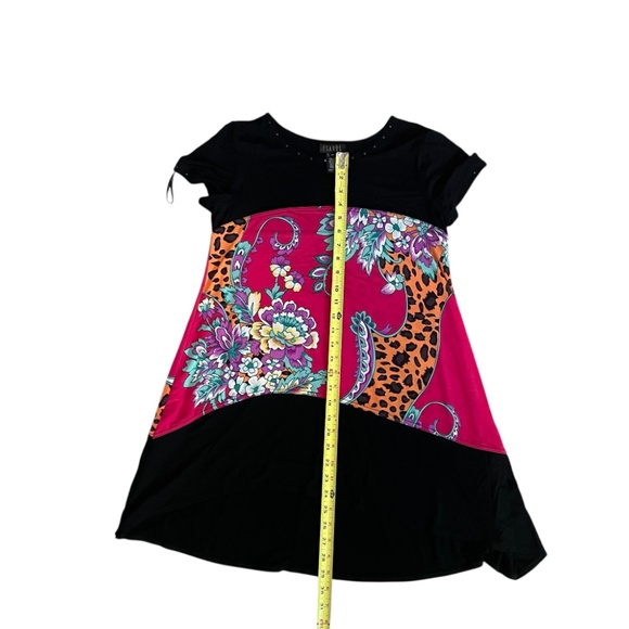 Isabel Artistic Print Women’s Shirt Tunic Size M - Picture 3 of 9